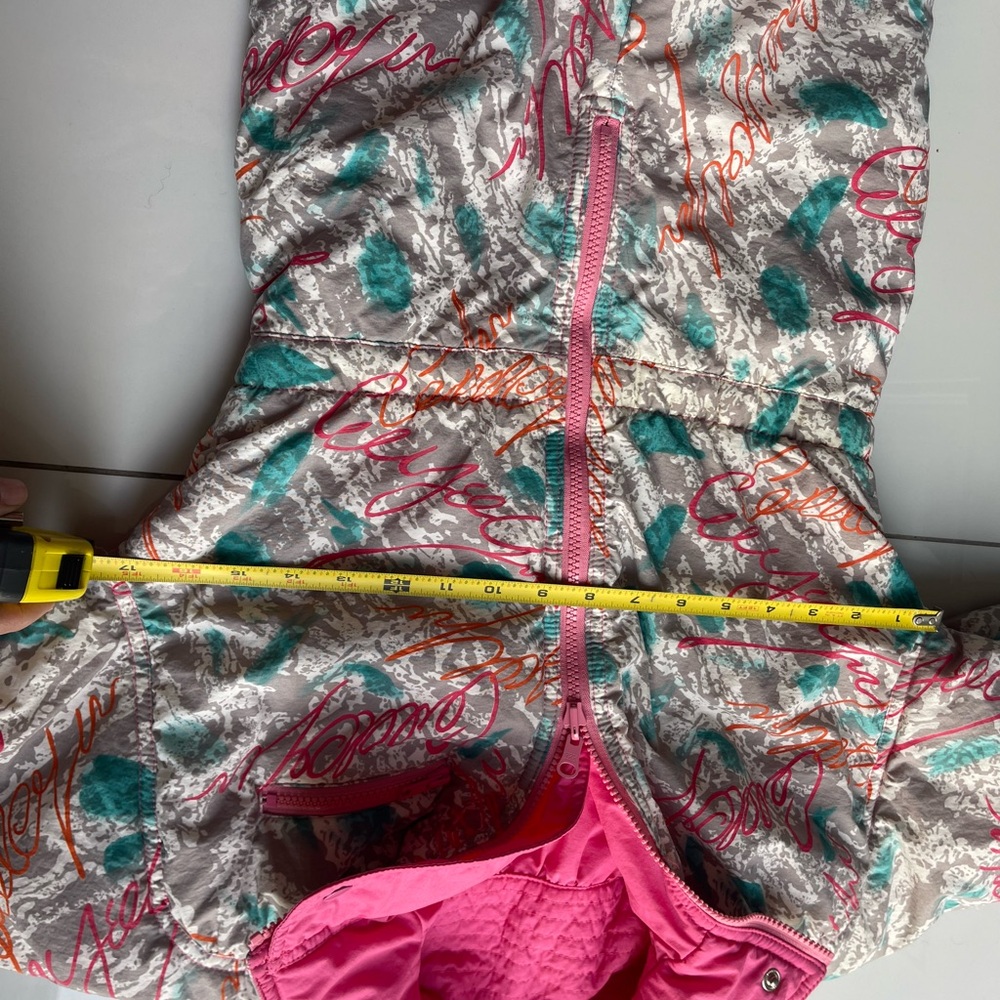 Vintage Hot Gear Kids 90s Snowsuit Vibrant Colorblock Pink Ski Winter One-Piece - Picture 8 of 10